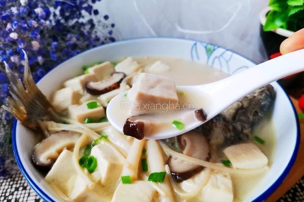 鲫鱼豆腐菌菇汤的做法图解10