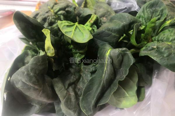 粉丝鸡蛋拌菠菜的做法图解1