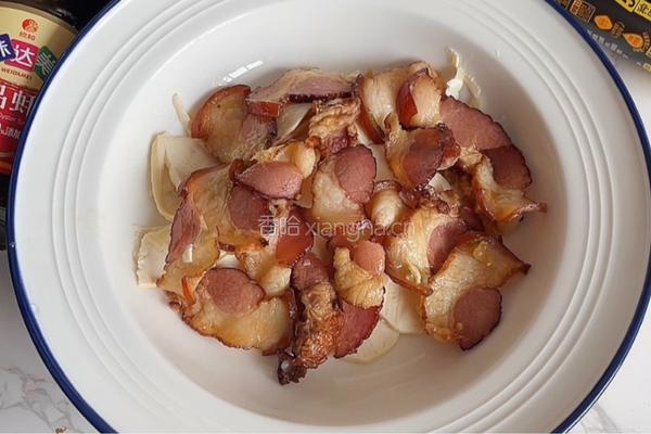 腊肉蒸豆干的做法图解4