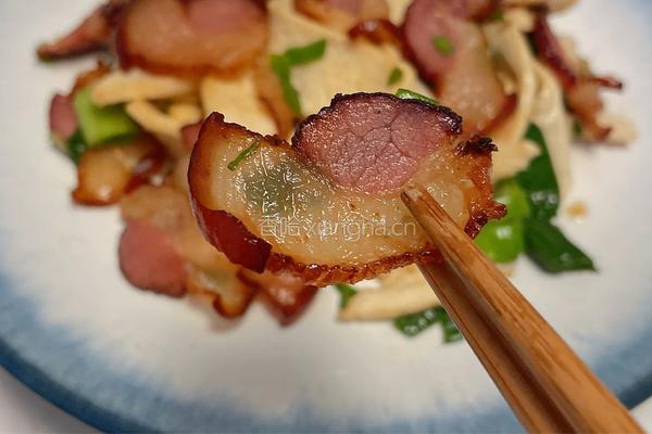 豆干炒腊肉的做法图解11