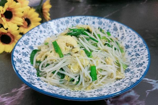 豆芽炒蛋