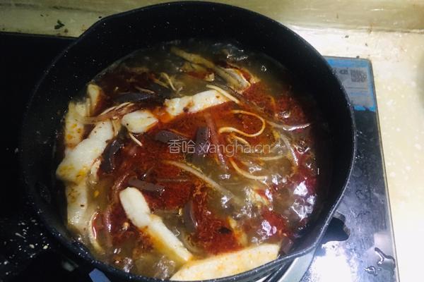回族小吃——烩面肺羊杂的做法图解7