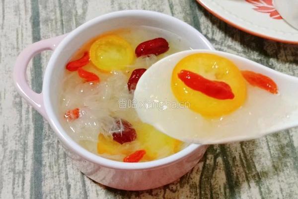 雪梨金桔银耳糖水的做法图解13