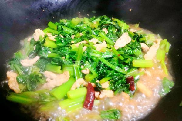 芹菜炒肉的做法图解4