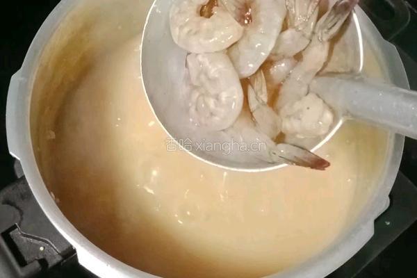 鲜虾时蔬粥的做法图解13
