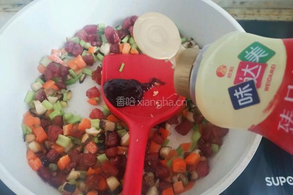 腊肠糯米饭的做法图解9