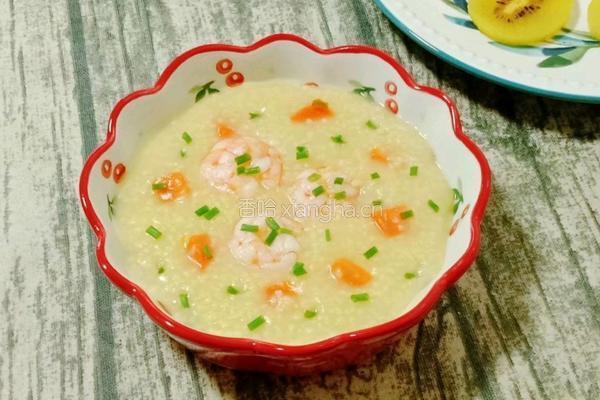 小米鲜虾粥的做法图解14