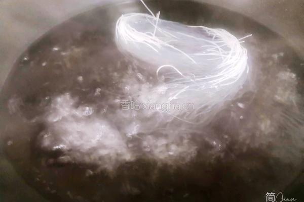 粉丝菠菜的做法图解3