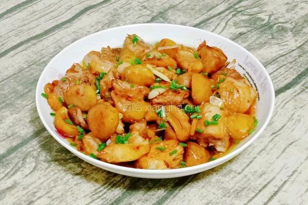 板栗蒸鸡腿