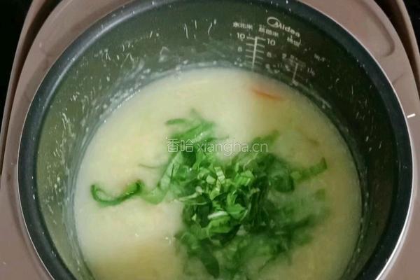 小米鸡肉蔬菜粥的做法图解11