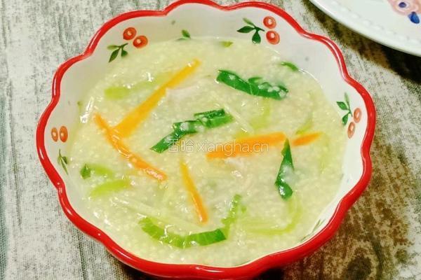 小米鸡肉蔬菜粥的做法图解13