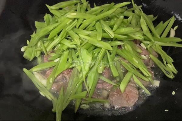 牛肉炒豆角的做法图解6