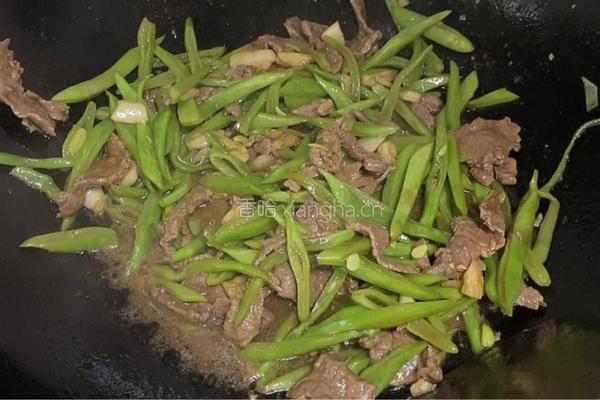 牛肉炒豆角的做法图解9