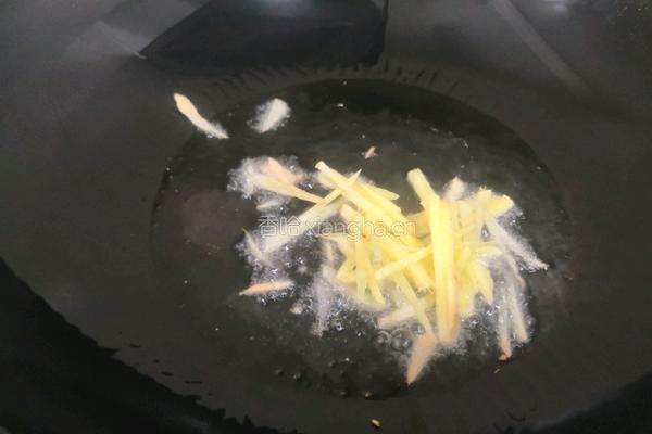 菜花炒肉的做法图解2