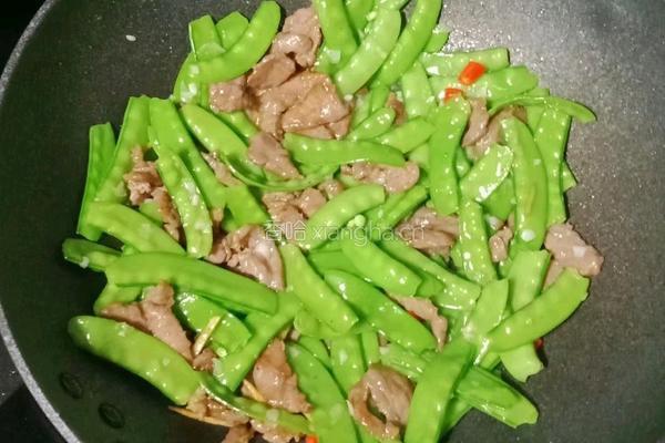 荷兰豆炒牛肉的做法图解12