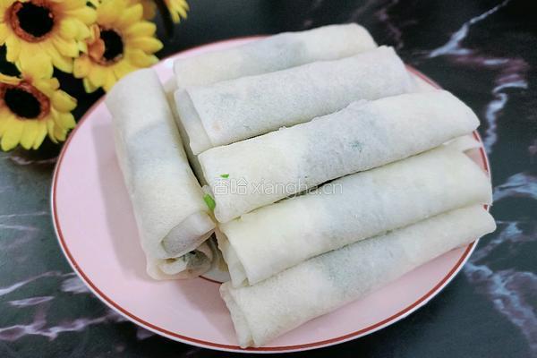 炸春卷的做法图解6