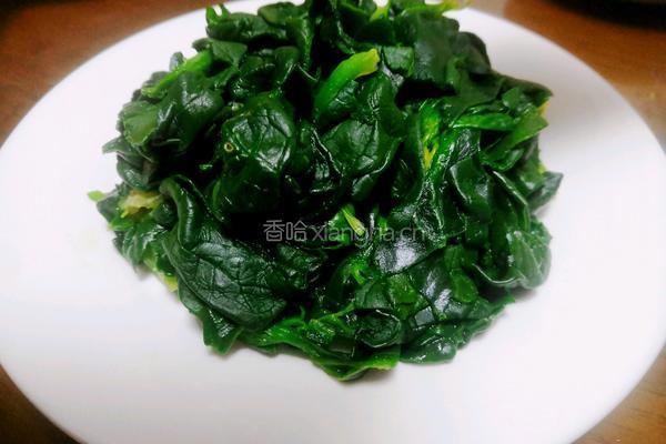 果仁菠菜的做法图解3