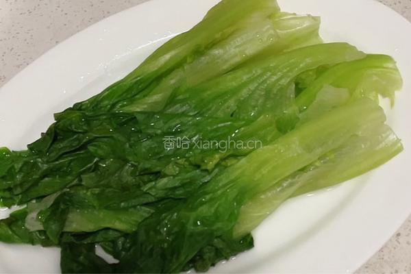 蚝油蒜蓉生菜的做法图解7