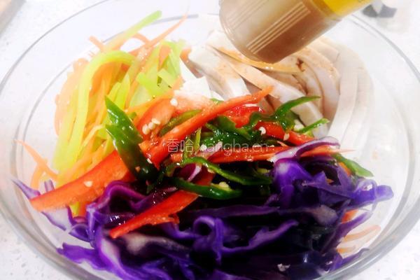 豆腐拌三丝的做法图解6
