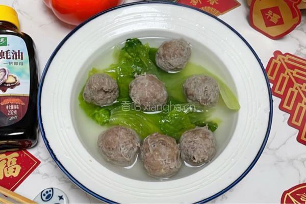 牛肉丸生菜汤的做法图解9