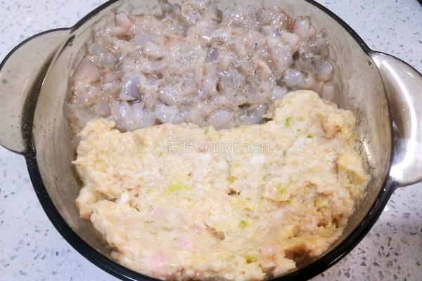 虾仁玉米鲜肉馅的做法图解5
