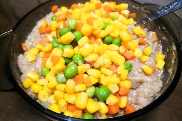 虾仁玉米鲜肉馅的做法图解8