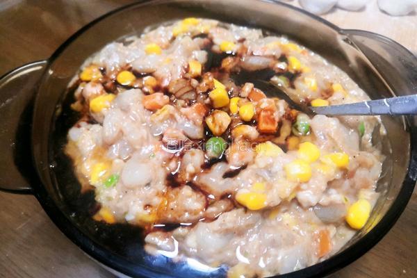 虾仁玉米鲜肉馅的做法图解9
