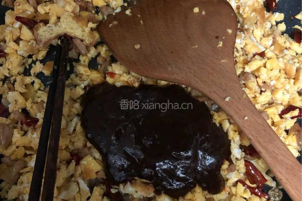 香辣肉丁鸡蛋酱的做法图解7
