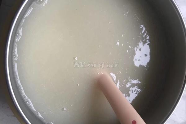 小米梨粥（6个月宝宝辅食）的做法图解4