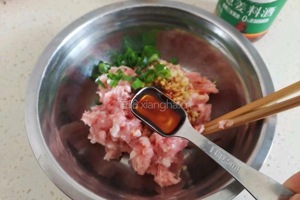 豆泡酿肉的做法图解4