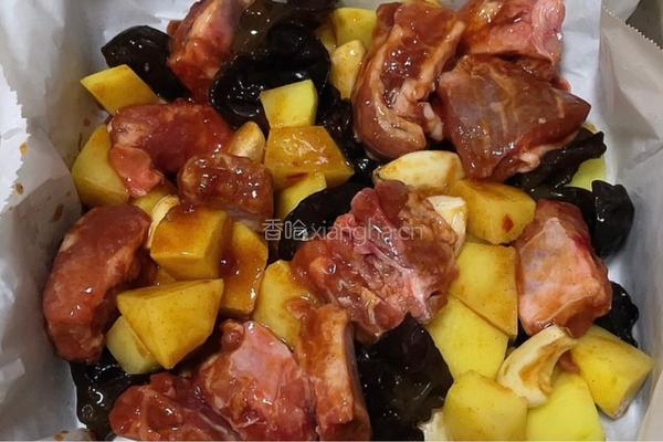 土豆烤排骨的做法图解8