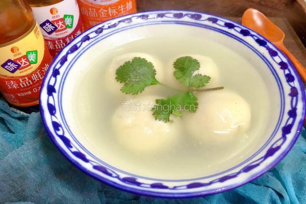 地菜猪肉汤圆的做法图解15