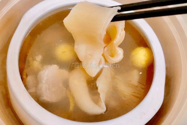 花胶石斛双参汤的做法图解8