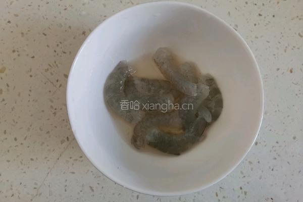 虾仁豆腐蒸蛋的做法图解2