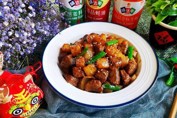 孜然土豆牛肉粒的做法图解14