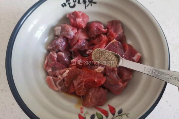孜然土豆牛肉粒的做法图解4