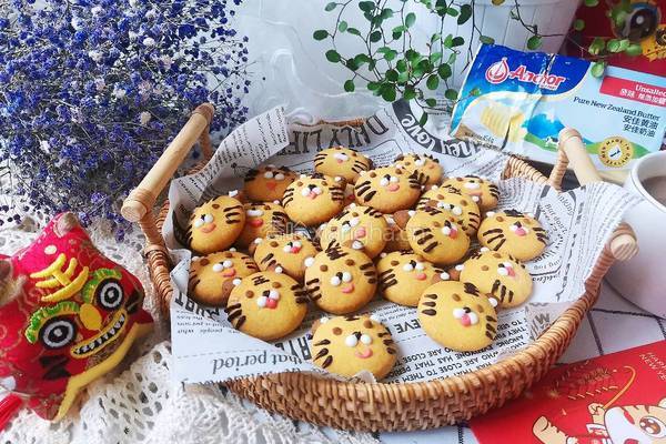 萌虎黄油饼干的做法图解13