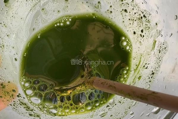 抹茶牛奶汤圆的做法图解2