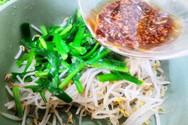 凉拌青韭芽的做法图解6
