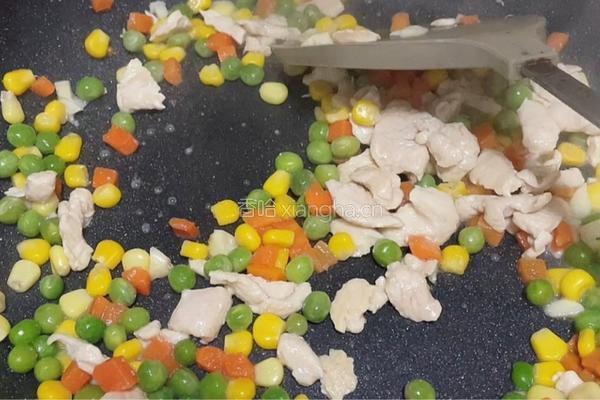时蔬粒炒鸡肉丁的做法图解6