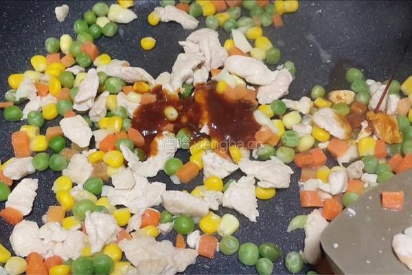 时蔬粒炒鸡肉丁的做法图解8