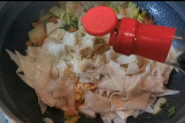 炒面片的做法图解8