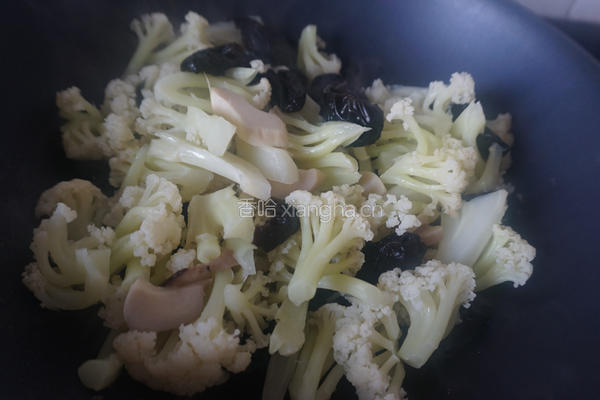 花菜木耳炒肉片的做法图解14