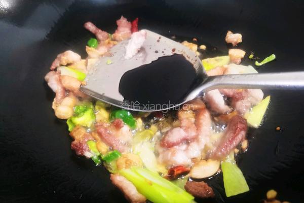 芹菜炒肉的做法图解4