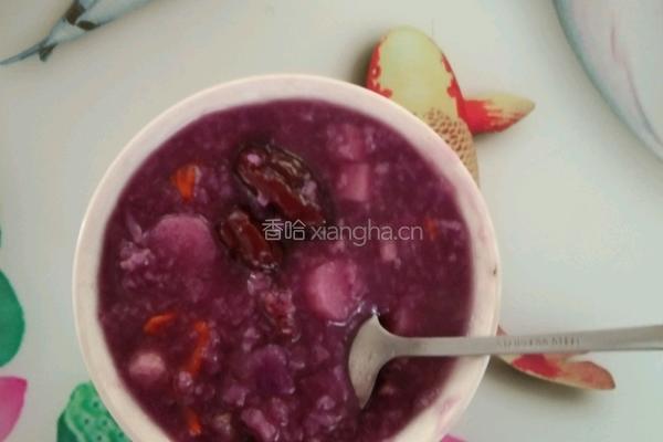 紫薯山药红枣粥的做法图解7
