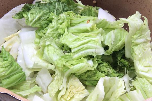 枸杞核桃炝白菜的做法图解6