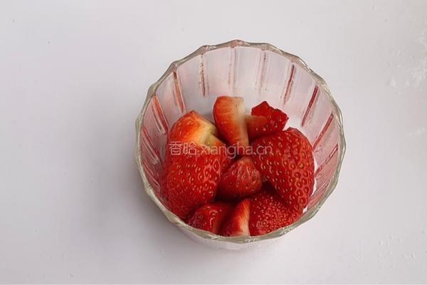 草莓咖啡奶盖的做法图解5