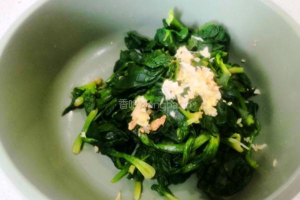 姜汁菠菜的做法图解3