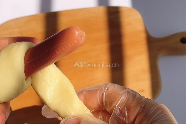 火腿面包卷的做法图解7