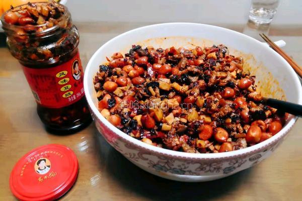 老干妈拌花生牛肉酱的做法图解5